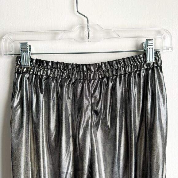 Vintage L Rothschild Night Life for Lilli Ann Metallic Pull on Pants Retro Small - Picture 12 of 13